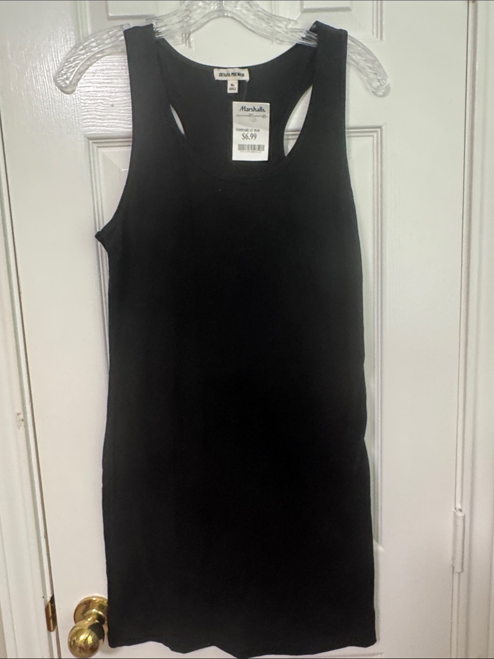 Zenana Outfitters Black Racerback Mini Dress